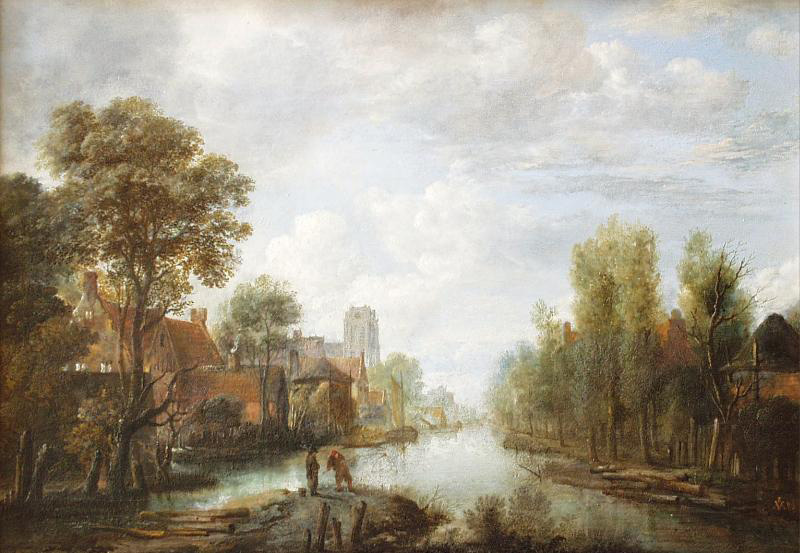 Landscape with waterway